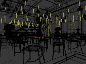 restaurant teahouse cafe drinks clubhouse 201 3D Model