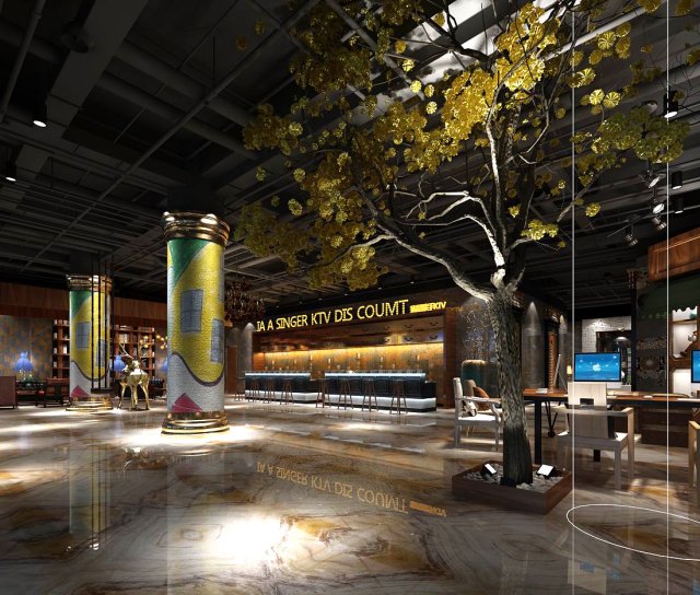 restaurant teahouse cafe drinks clubhouse 207 3D Модель .c4d .max .obj .3ds .fbx .stl .blend 