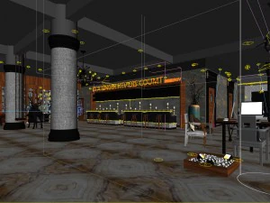 restaurant teahouse cafe drinks clubhouse 207 3D Model