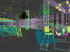restaurant teahouse cafe drinks clubhouse 207 3D Model