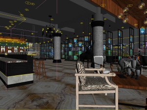 restaurant teahouse cafe drinks clubhouse 207 3D Модель