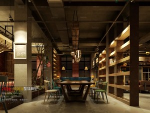 restaurant teahouse cafe drinks clubhouse 208 3D Model