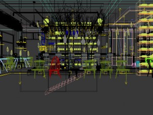 restaurant teahouse cafe drinks clubhouse 208 Modèle 3D