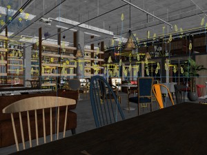 restaurant teahouse cafe drinks clubhouse 208 Modèle 3D
