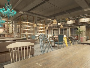 restaurant teahouse cafe drinks clubhouse 208 Modèle 3D