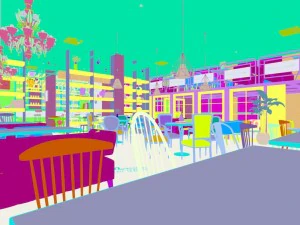 restoran &ccedil;ayevi kafe i&ccedil;ecekler kul&uuml;p binası 208 3D Model