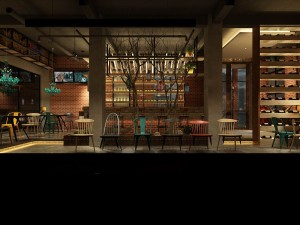 restaurant teahouse cafe drinks clubhouse 208 Modèle 3D