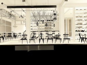 restaurant teahouse cafe drinks clubhouse 208 Modèle 3D