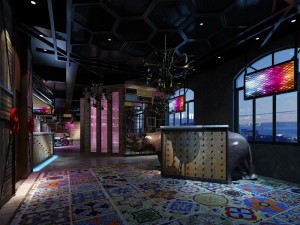 restaurant teahouse cafe drinks clubhouse 210 3D Model