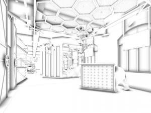 restaurant teahouse cafe drinks clubhouse 210 3D Model