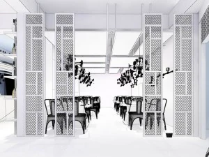 restaurant teahouse cafe drinks clubhouse 210 3D Model