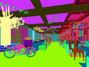 restaurant teahouse cafe drinks clubhouse 210 3D Model