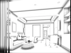 bedroom hotel suites designed a complete 03 3D Model