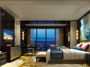 bedroom hotel suites designed a complete 03 3D Model
