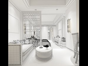 bedroom hotel suites designed a complete 04 Model 3D