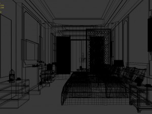 bedroom hotel suites designed a complete 04 Model 3D