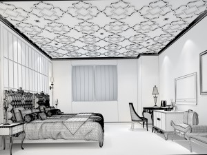 bedroom hotel suites designed a complete 05 Modèle 3D