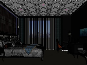 bedroom hotel suites designed a complete 05 Modèle 3D