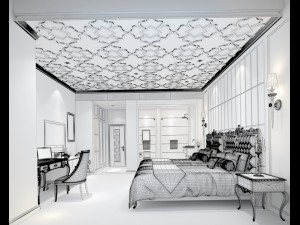bedroom hotel suites designed a complete 05 Modèle 3D