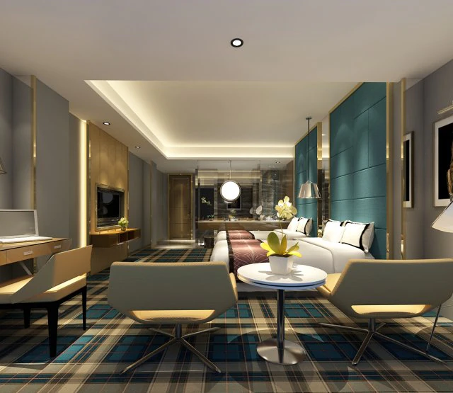 bedroom hotel suites designed a complete 06 3D Model .c4d .max .obj .3ds .fbx .stl .blend 