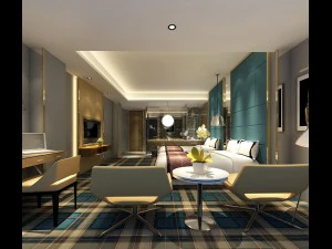 완전한 06을 디자인한 침실 호텔 스위트룸 3D 모델