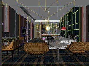 bedroom hotel suites designed a complete 06 Modèle 3D
