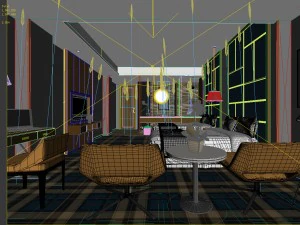 bedroom hotel suites designed a complete 06 3D Model