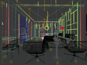 bedroom hotel suites designed a complete 06 3D Model