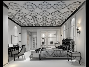 bedroom hotel suites designed a complete 15 Modelo 3D