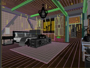 bedroom hotel suites designed a complete 16 3D Модель