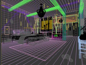 bedroom hotel suites designed a complete 16 3D Model
