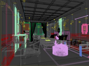 bedroom hotel suites designed a complete 18 3D Model