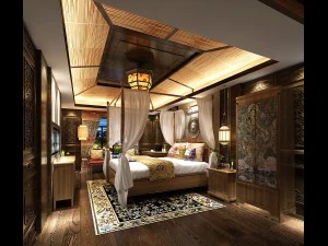 침실 호텔 스위트룸은 총 19개로 디자인되었습니다. 3D 모델