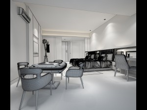 bedroom hotel suites designed a complete 21 Modelo 3D