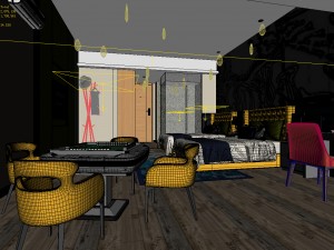 bedroom hotel suites designed a complete 21 Modelo 3D