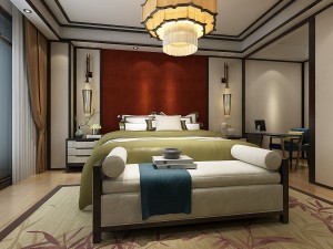 bedroom hotel suites designed a complete 24 3D Model