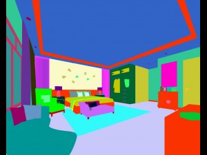 bedroom hotel suites designed a complete 27 3D Model