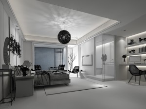 bedroom hotel suites designed a complete 29 3D Model