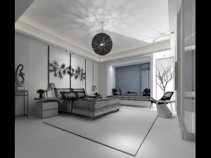 bedroom hotel suites designed a complete 29 3D Model