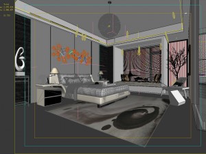 bedroom hotel suites designed a complete 29 3D Model