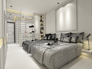 bedroom hotel suites designed a complete 30 Modèle 3D