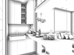 bedroom hotel suites designed a complete 30 3D Model