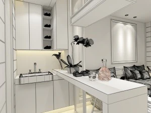 bedroom hotel suites designed a complete 30 3D Model