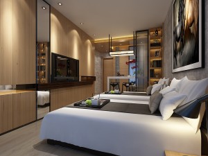 bedroom hotel suites designed a complete 30 Modèle 3D
