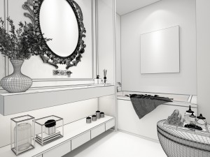 bedroom hotel suites designed a complete 31 3D 모델
