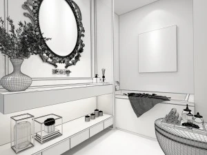 bedroom hotel suites designed a complete 31 3D Model