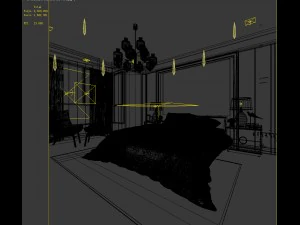 bedroom hotel suites designed a complete 31 3D Model