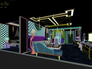bedroom hotel suites designed a complete 33 3D Model