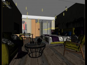 bedroom hotel suites designed a complete 35 3D Модель