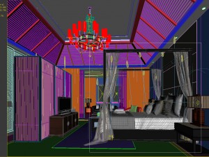 bedroom hotel suites designed a complete 38 3D Model
